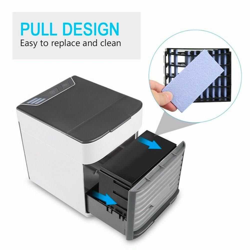 Air Turbo Chill Evaporative Cooler Portable Personal Fan with HydroChill